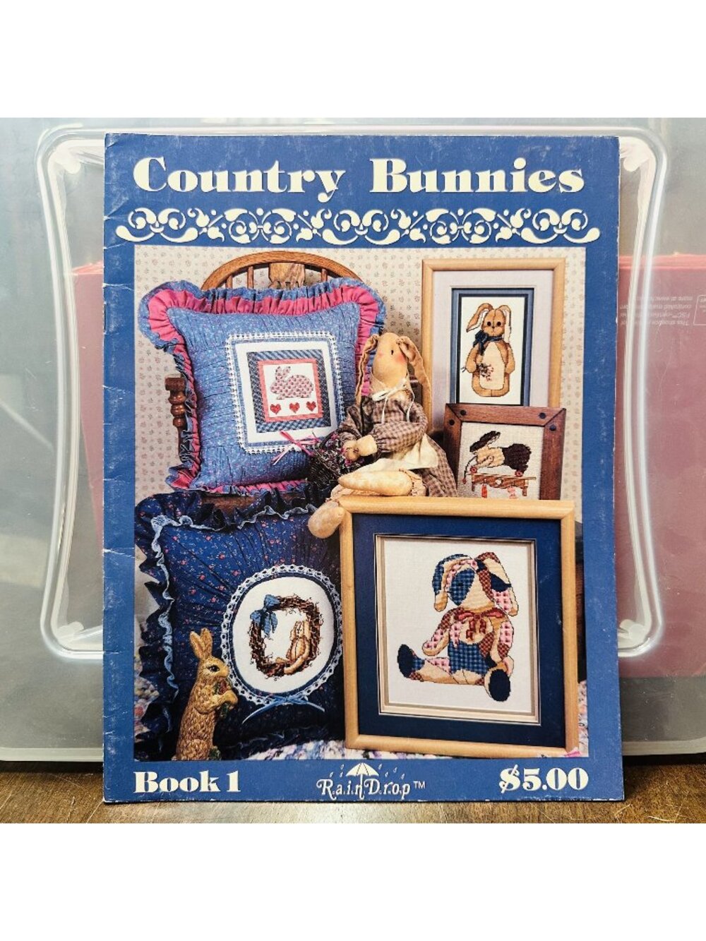 Country Bunnies Cross-Stitch Pattern Book 1 By RainDrop Designs